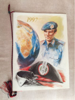 CARABINIERI Calendario 1997 MISSIONI ALL'ESTERO Iraq Somalia Jugoslavia Libano Albania Cina Sarajevo Mostar Folgore - Grossformat : 1991-00