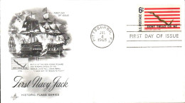 USA ETATS UNIS FDC 1968 FIRST NAVY JACK - 1961-1970