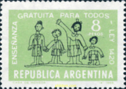 727119 MNH ARGENTINA 1965 ENSEÑANZA - Ongebruikt