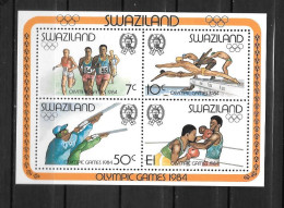 SWAZILAND - BF 10 **MNH - Summer 1984: Los Angeles