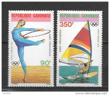 GABON - PA 254 à 255**MNH - Sommer 1984: Los Angeles