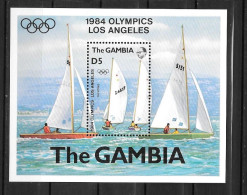 GAMBIE - BF 9 **MNH - Sommer 1984: Los Angeles