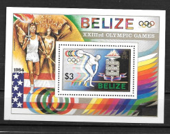 BELIZE- BF 52 **MNH - Summer 1984: Los Angeles