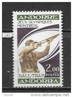 ANDORRE - N° 256**MNH - Verano 1976: Montréal