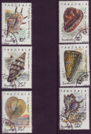 Afrique - Tanzanie - Coquillages - 6 Timbres Différents - 6784 - Tanzania (1964-...)