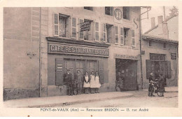 PONT DE VAUX - Restaurant BRIDON - Rue André - Très Bon état - Pont-de-Vaux