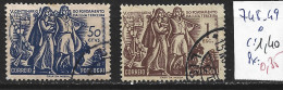 PORTUGAL 748-49 Oblitérés Côte 1.40 € - Used Stamps