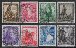 Italia Italy 1938 Regno Impero 8val Sa N.439-446 US - Used