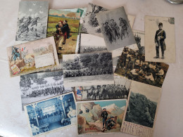 Lot De 35 Cartes Divers Militaire - Collections & Lots