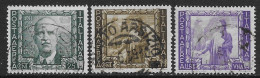 Italia Italy 1938 Regno Impero Aerea 3val Sa N.A111-A113 US - Luftpost