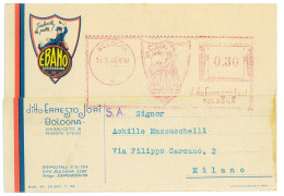 P2700 - Italia Affrancatura Meccanica “rossa” 1940 Da Bologna .Cera Per Scarpe EBANO , Pubblicità RARA - Togo