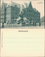 Ansichtskarte Altona-Hamburg Partie Am Stuhlmannbrunnen 1908 - Altona