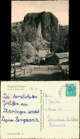 Tambach-Dietharz DDR AK Luftkurort Im Thüringer Wald, Fels Partie Mit Haus 1960 - Tambach-Dietharz