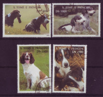 Afrique - St Thome - Dogs - 4 Timbres Différents - 6790 - São Tomé Und Príncipe