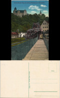 Rochsburg-Lunzenau Schwankender Steg Und Schloss Rochsburg Im Muldentale. 1913 - Lunzenau