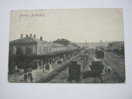 BEBRA , Bahnhof Mit Zügen , Schöne   Karte Um 1923 - Bebra