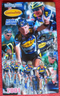 CYCLISME: CYCLISTE : LIVRET PRESENTATION EQUIPE CANTINA TOLLO 2001 - Cyclisme