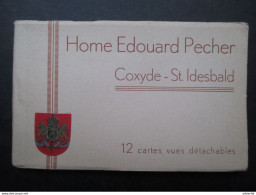 COXYDE ST Idesbald KOKSIJDE 12 Cartes Vues Détachables Home Edouard Pecher Flandre Occidentale Belgique Carte Postale - Koksijde