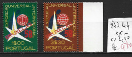 PORTUGAL 843-44 ** Côte 2.50 € - Unused Stamps