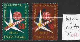 PORTUGAL 843-44 Oblitérés Côte 1.70 € - Used Stamps