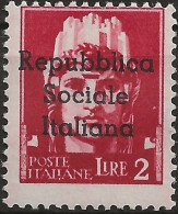 RSITE11N - 1944 RSI / Teramo, Sassone Nr. 11, Francobollo Nuovo Senza Linguella **/ - Emissions Locales/autonomes