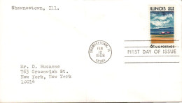 USA ETATS UNIS LETTRE FDC ILLINOIS - 1961-1970