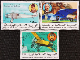 Mauritanie 1977 History Of Aviation   Stampworld N° 576 à 578 - Mauritanie (1960-...)