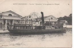 SAINT MANDRIER  VUE DU KERAUDREN  VUE GENERALE DE L HOPITAL  DOS VERT - Saint-Mandrier-sur-Mer