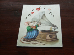 72660-        USED GLITTER CARD /  MUIS / MOUSE - Jeux Et Jouets