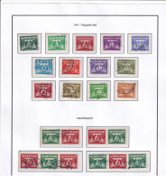 Vliegende Duif Lebeau   Nvph 379/391 En Combinaties 379a Tm D - Used Stamps