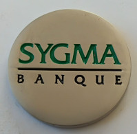 Jeton De Caddie - Banque - SYGMA - BANQUE - En Métal - - Trolley Token/Shopping Trolley Chip