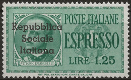 RSITE16N - 1944 RSI / Teramo, Sassone Nr. 16, Espresso Nuovo Senza Linguella **/ - Emisiones Locales/autónomas