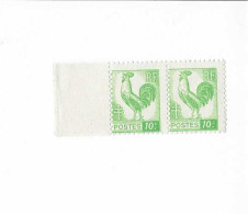630 D Piquage à Cheval  En Paire Horizontale Bord De Feuille - Unused Stamps