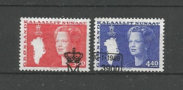 Greenland 1989 Queen Margrethe Y.T. 177/178 (0) - Used Stamps