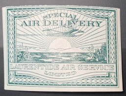 LAURENTIDE AIR SERVICE 1924 25c XF MNH** #CL2 (Canada Private Commercial Airlines Local Air Post Vignette Meeting Aérien - Poste Aérienne