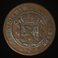  Luxembourg, Willem III, 10 Centimes, 1855, , Bronze, TB+ (VF),
KM#23 - Luxemburg