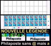 France 2023 Philaposte - Préoblitérés BAS DE FEUILLE N** Futur 260A ANCOLIE Avec Légende Philaposte Et Pas Phil@poste - Voorafgestempeld