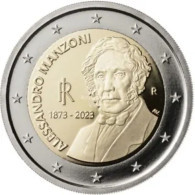 Italie  2023  2 Euro Commemo    "Alessandro Manzoni"    UNC Uit De Rol  UNC Du Rouleaux !! - Italia