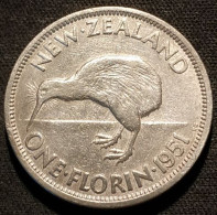 NOUVELLE ZELANDE - NEW ZEALAND - ONE - 1 FLORIN 1951 - George VI - KM 18 - Nouvelle-Zélande
