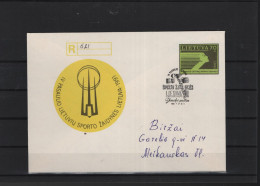 Litauen Michel Cat.No. Postal Stat EU 2 (2) Used - Lituanie