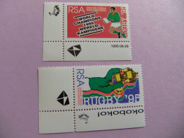 48 AFRICA DEL SUR / RSA 1995 / VICTORIA  AFRICA DEL SUR  EN COPA DE RUGBY / YVERT 875 / 76 MNH - Nuevos