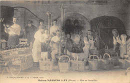 51-AY- MAISON MASSING  A  AY - MISE EN BOUTEILLES - Ay En Champagne