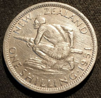 Pas Courant - NOUVELLE ZELANDE - NEW ZEALAND - 1 SHILLING 1951 - George VI - KM 17 - Nieuw-Zeeland