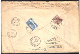 ZWERFBRIEF - LETTRE ERRANTE * HONGRIE > EVELGHEM > EERNEGHEM > EVERGEM - AVELGHEM - INCONNU à LA MAIN & TICKET 1931 - Autres & Non Classés