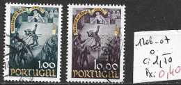 PORTUGAL 1206-07 Oblitérés Côte 1.50 € - Oblitérés