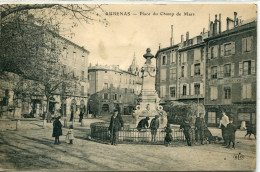 - 07 -  ARDECHE  -  AUBENAS - Place Du Champ De Mars - Serrières