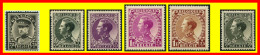 1934 BE Albert I, Deuil + Léopold III, Profil Gauche; Cob 384+390-93+401 - 1934-1935 Léopold III