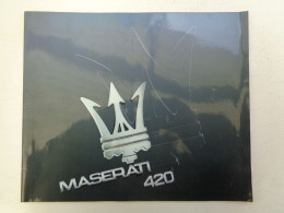 Z-7030 * MASERATI 420 Catalogue - Voitures