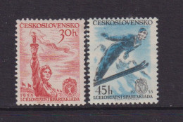 CZECHOSLOVAKIA  - 1955  Spartacist Games  Set  Never Hinged Mint - Nuovi