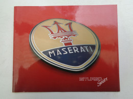 Z-7030 * MASERATI BITURBO Spider Catalogue - Voitures